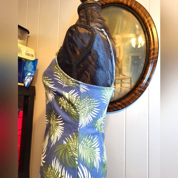 NWT Urban Outfitters XS Sundress Palm Leaf mini dress - Picture 7 of 14
